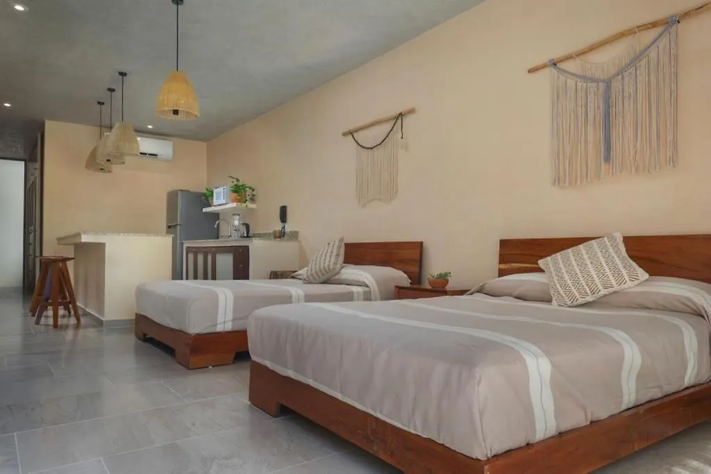 Aruna, Nuevo Centrico Estudio Para 4 Personas En Tulum